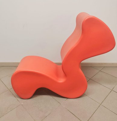 Phantom Chair in Orange Plastic by Verner Panton for Innovation-AKW-2018521