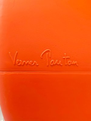 Phantom Chair in Orange Plastic by Verner Panton for Innovation-AKW-2018521