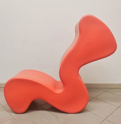 Phantom Chair in Orange Plastic by Verner Panton for Innovation-AKW-2018521