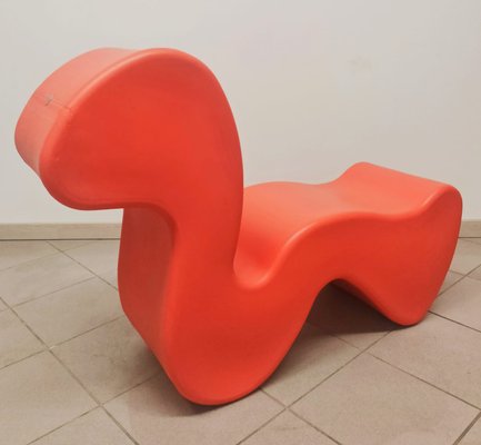 Phantom Chair in Orange Plastic by Verner Panton for Innovation-AKW-2018521