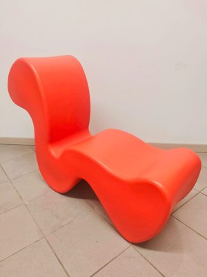 Phantom Chair in Orange Plastic by Verner Panton for Innovation-AKW-2018521