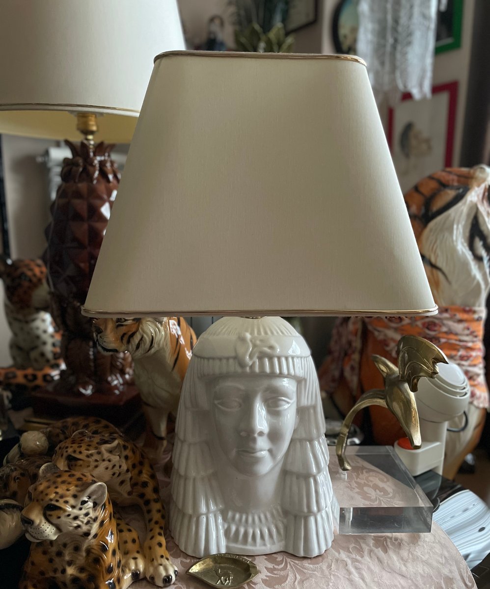 Pharaoh Table Lamps from Hispania Lladro, 1960s, Set of 2