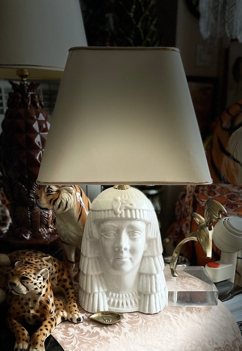 Pharaoh Table Lamps from Hispania Lladro, 1960s, Set of 2