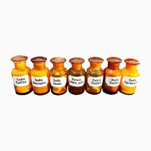 Pharmacy Bottles, Set of 7-NA-1289885