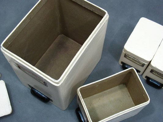 Pharmacy Containers, 1970s, Set of 5-WVA-1780777