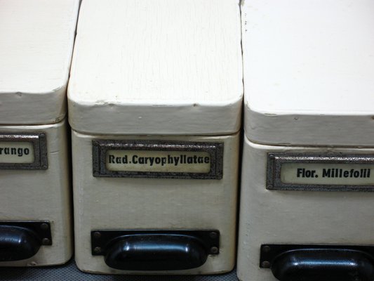 Pharmacy Containers, 1970s, Set of 5-WVA-1780777