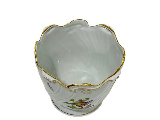 Pheasant Pattern Porcelain Cachepot from Herend-UCH-1224215