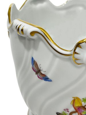 Pheasant Pattern Porcelain Cachepot from Herend-UCH-1224215