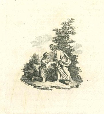 Philip Audinet, Scene from the Gospel, Original Etching, 1810-ZCI-1163500