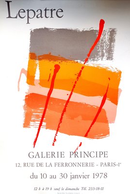 Philippe Lepatre, Poster, 1978, Lithograph-NRC-1414977