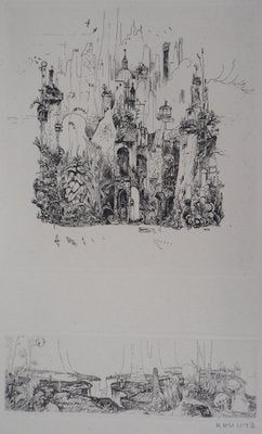 Philippe Mohlitz, The Fantastic Entrance, Engraving-KHH-1198824