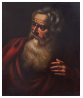 Philosopher, Baroque Neapolitan School, Oil on Canvas-YUW-914230