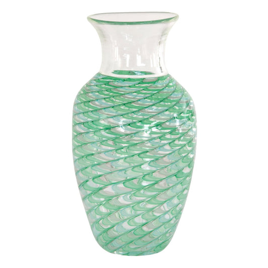 Phoenician Lace Vase in Murano Glass by Archimede Seguso