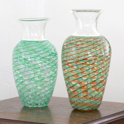 Phoenician Lace Vase in Murano Glass by Archimede Seguso-MPO-1058972