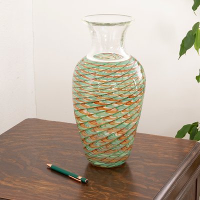 Phoenician Lace Vase in Murano Glass by Archimede Seguso-MPO-1058972