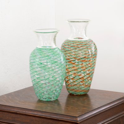 Phoenician Lace Vase in Murano Glass by Archimede Seguso-MPO-1058970