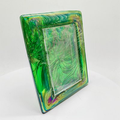 Photo Frame in Heavy Hand-Worked Artistic Murano Glass, Italy, 1980s-YHS-2031546