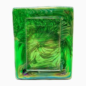 Photo Frame in Heavy Hand-Worked Artistic Murano Glass, Italy, 1980s-YHS-2031546