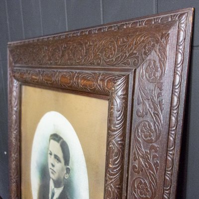 Photo of a Boy in Large Decorative Frame, 1920s-IA-736561