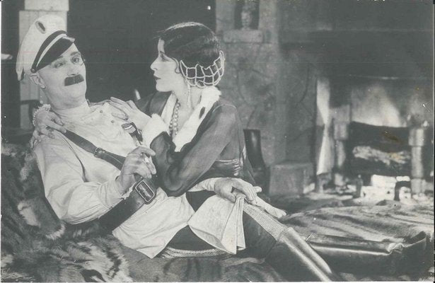 Photo of Ben Turpin and Thelma Hill, probably from ''A Prodigal Bridegroom'' 1926 1926-ZCI-760879