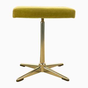 Piano Stool in Chrome with Green Velor, 1960s-PRK-2033981