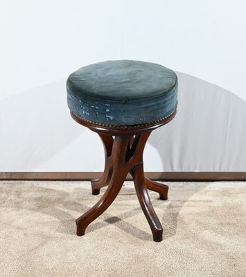 Piano Stool in Tinted Beech, 1900s-RVK-1751735