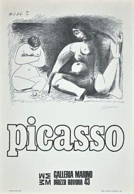 Picasso Exhibition Poster, Offset, 1974-ZCI-953703