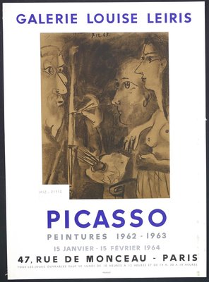 Picasso Vintage Exhibition Poster in Paris - 1964 1964-ZCI-761908