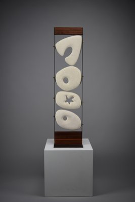 Piccolo Totem 03 Abstract Stone Sculpture by Alberto Cabiddu, Italy, 1999-IEI-2015996