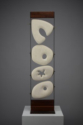 Piccolo Totem 03 Abstract Stone Sculpture by Alberto Cabiddu, Italy, 1999-IEI-2015996