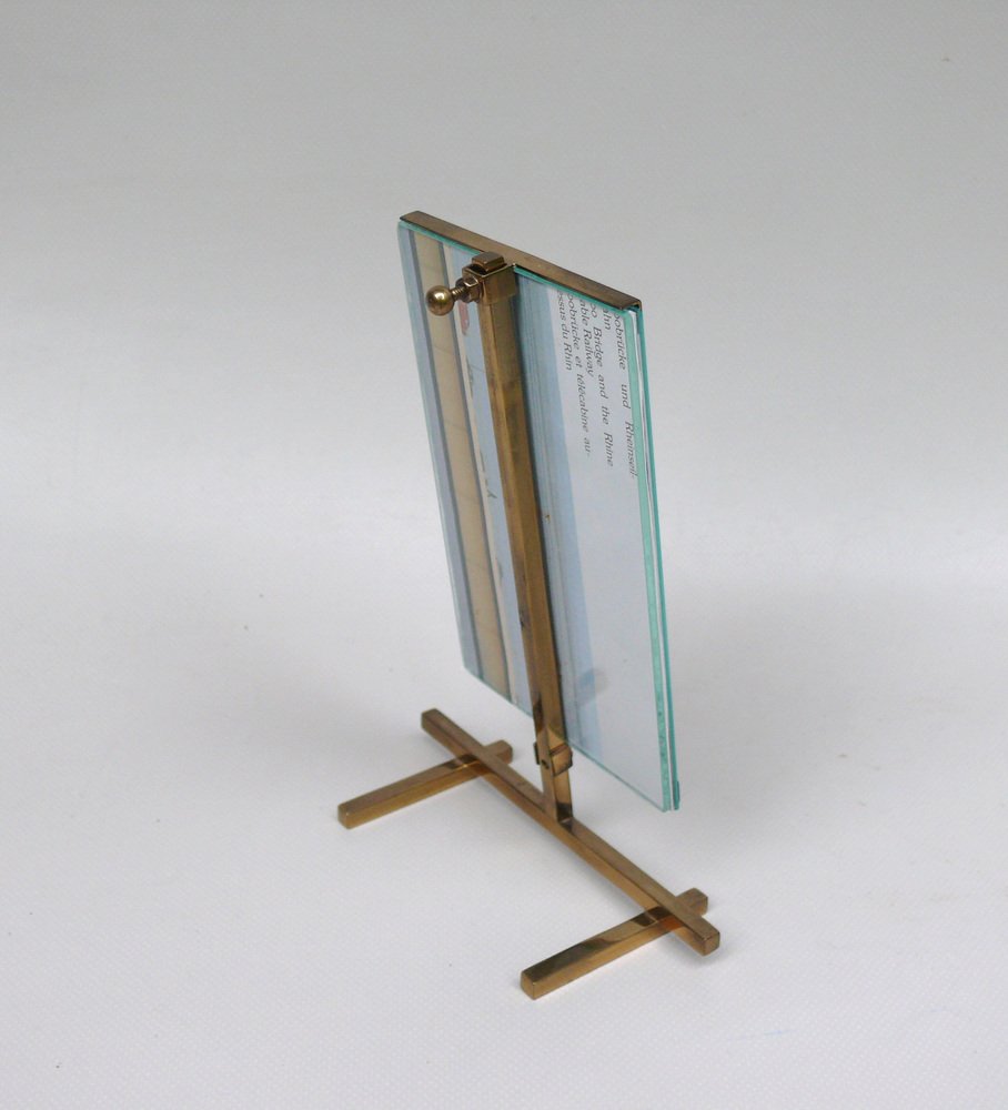 Picture Frame Easel in Brass, Germany, 1920s