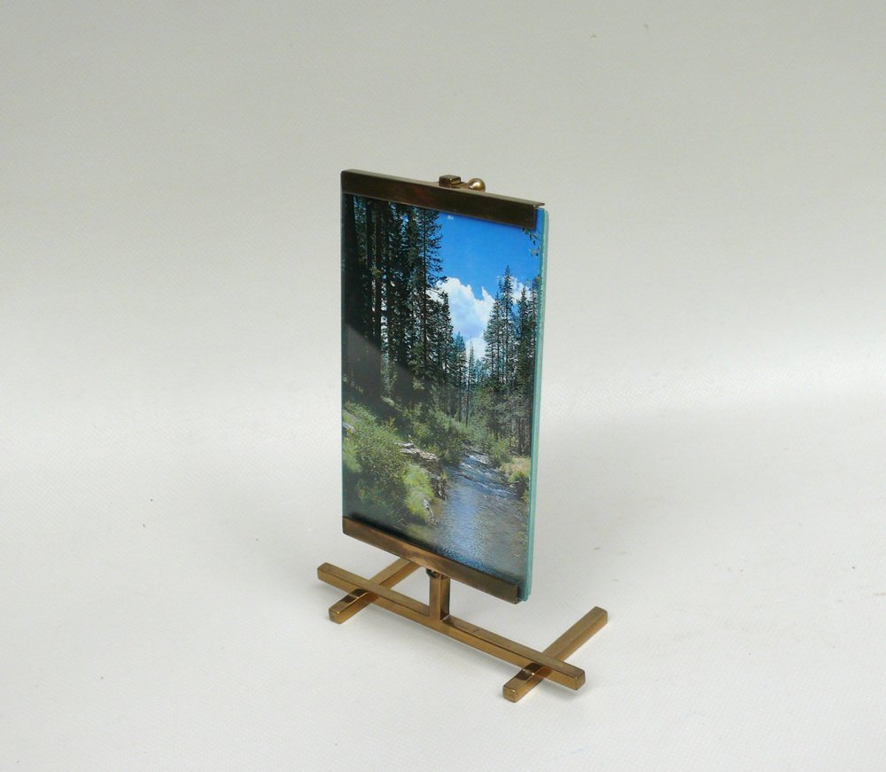 Picture Frame Easel in Brass, Germany, 1920s