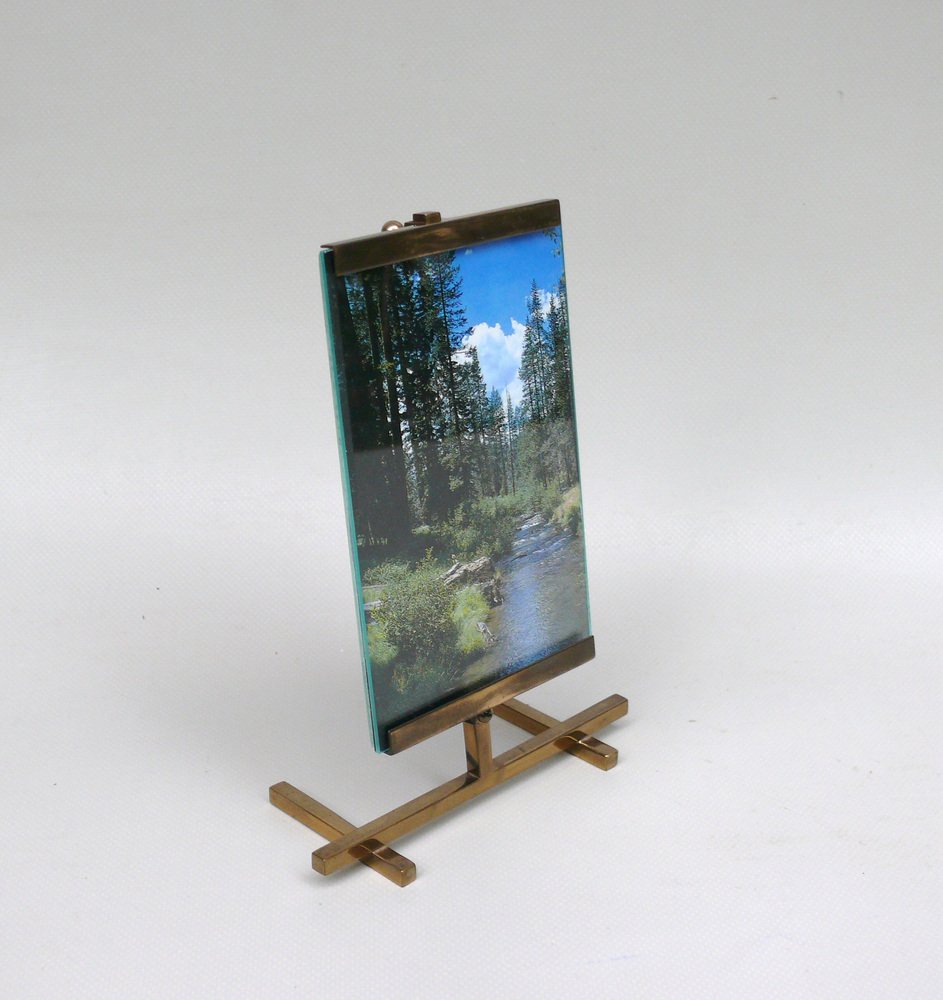 Picture Frame Easel in Brass, Germany, 1920s