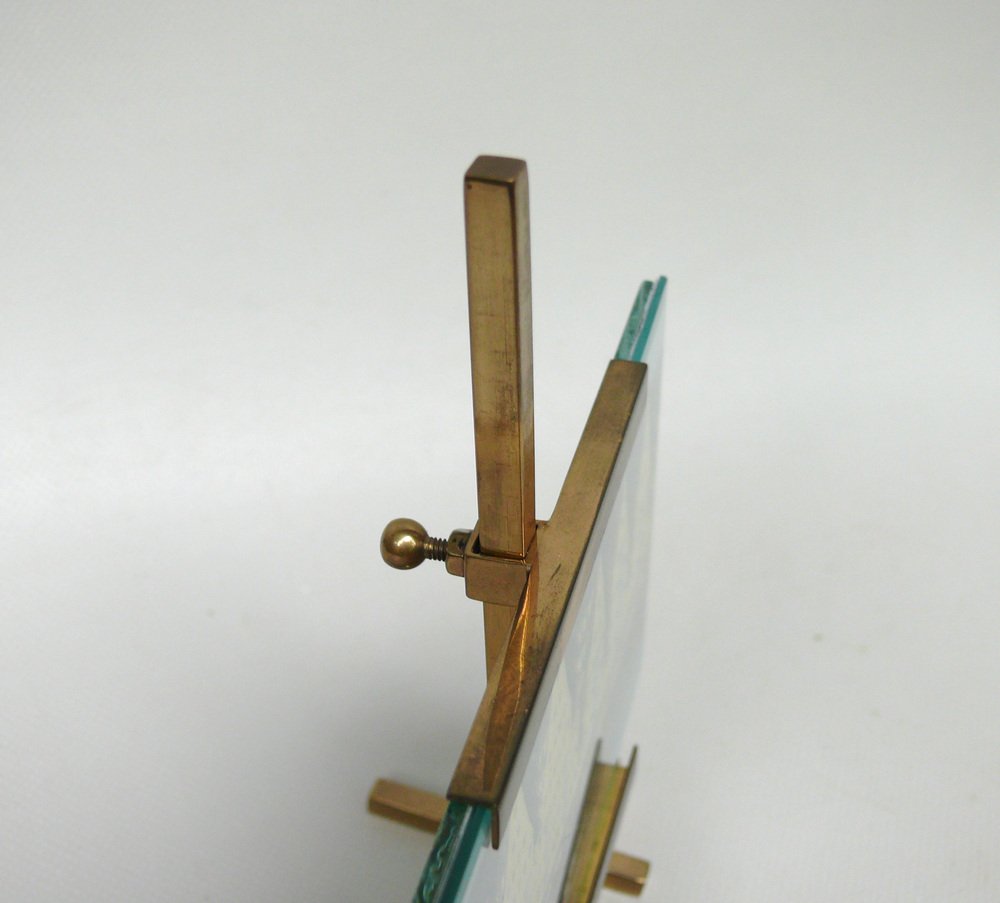 Picture Frame Easel in Brass, Germany, 1920s