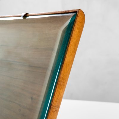 Picture Frame in Ground Glass & Wood by Pietro Chiesa for Fontana Arte, 1940s-FWM-1388547