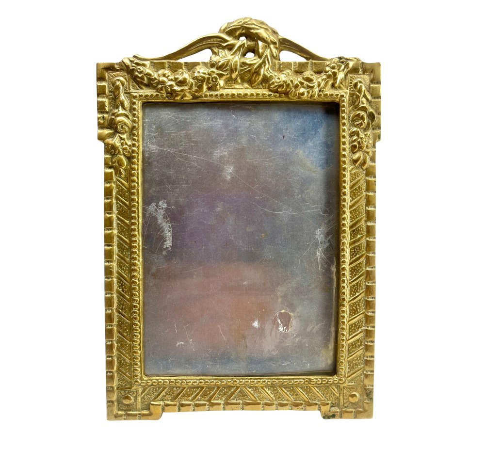 Picture Frame in Polished Brass, 1900s, Set of 2