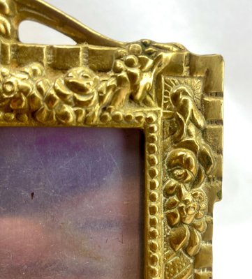 Picture Frame in Polished Brass, 1900s, Set of 2-MJY-1750910