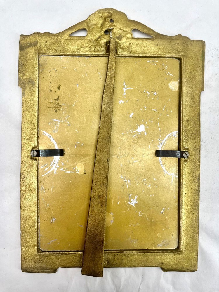 Picture Frame in Polished Brass, 1900s, Set of 2