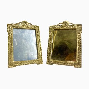 Picture Frame in Polished Brass, 1900s, Set of 2-MJY-1750910