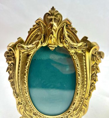 Picture Frames in Polished Brass, France, 1900s, Set of 2-MJY-1719009