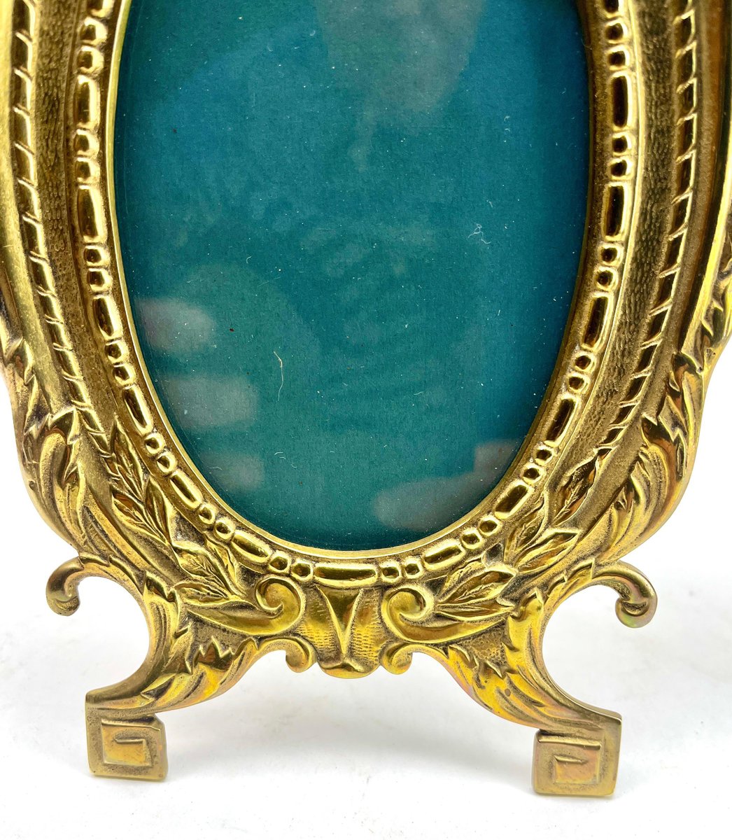 Picture Frames in Polished Brass, France, 1900s, Set of 2