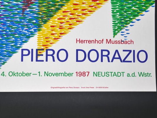 Piero Dorazio, Poster for P. Dorazio's Exhibition in Herrenhof Musbach, Germany-ZCI-792572