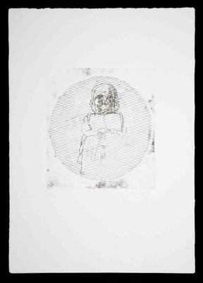 Piero Guccione, The Figure, Original Etching and Drypoint, 1964-ZCI-1163372