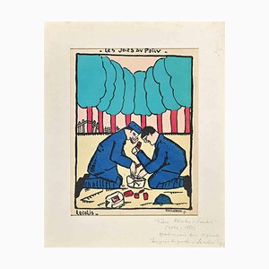 Pierre Abadie-Landel, The Joys of the Hairy, Woodcut Print, 1917-ZCI-1272515