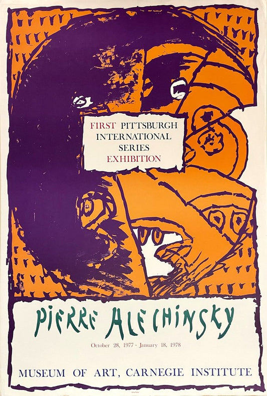 Pierre Alechinsky, Museum of Art, Original Poster