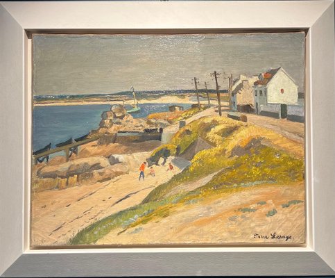 Pierre Alexis Lesage, Breton Landscape, 1920s, Oil on Canvas, Framed-QUE-1324430