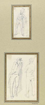 Pierre Andrieu, Figures, Original Drawing, 19th-Century-ZCI-1267804