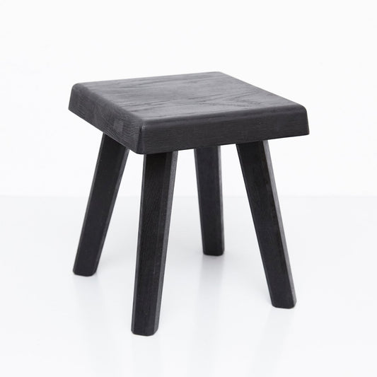 Pierre Chapo Special Black Wood Edition Stool