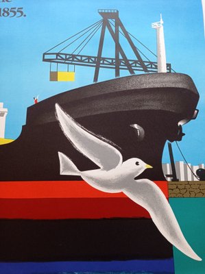 Pierre Fix-Masseau, Compagnie Generale Maritime Poster, 1993, Lithograph-NRC-1393170