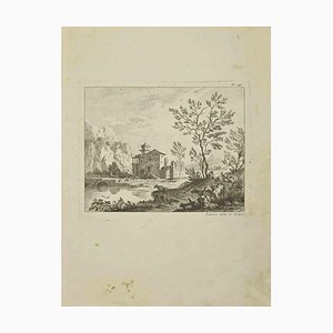 Pierre-François Laurent, Landscape, Etching, 1755-ZCI-2029386